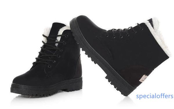 

0808 cqc15 womens winter suede leather boots snowball flat half boot ladies black warm knee boots designer botas
