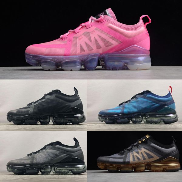 

2019 air New-Vap&orMax run black multi color utility running shoes women men size original sport sneakers us size 36-45