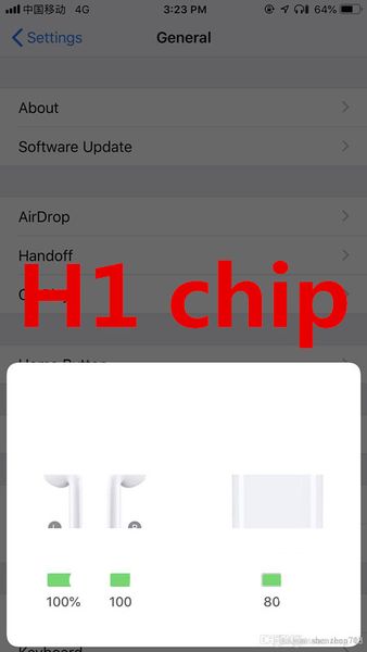 

2nd generation wirele charging with mart en or bluetooth earphone matte hinge earbud air pod h1 chip uper copy