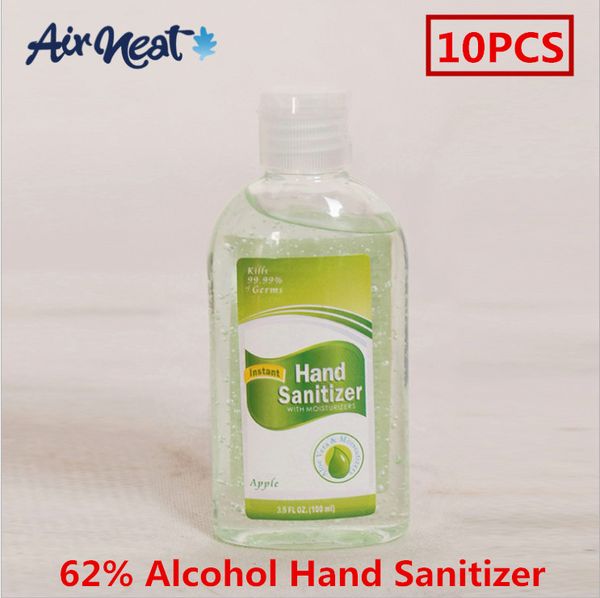 

10шт дезинфицирующее средство для рук 62% спирт без мытья личная защитная антивирусная дезинфекция безалкогольное дезинфицирующее средство д, Blue;white