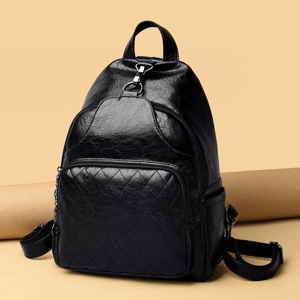 

small backpack for women soft leather female bagpack for teenage girl fashion women chest shoulder bags ladies travel back bag