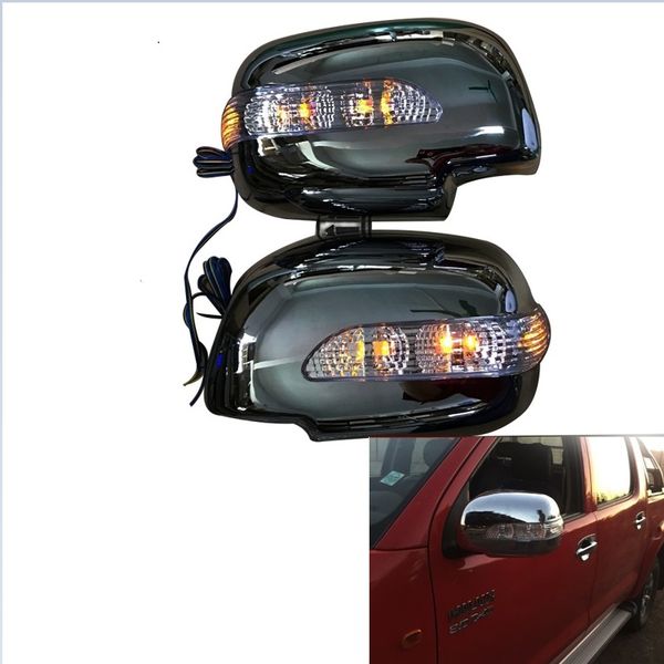

2pcs/set led rear mirror cover with turn signal lights fit for hilux vigo side door rear mirror led lights 2006-2014