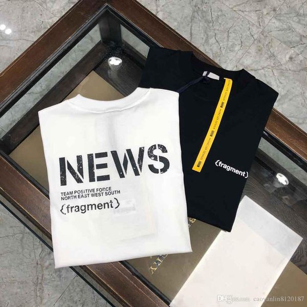 

2020 новых моды высокого прибытия весной хлопок мужчину печать вскользь тенниска о-образный вырез с коротким рукавом футболки азиатского раз, White;black