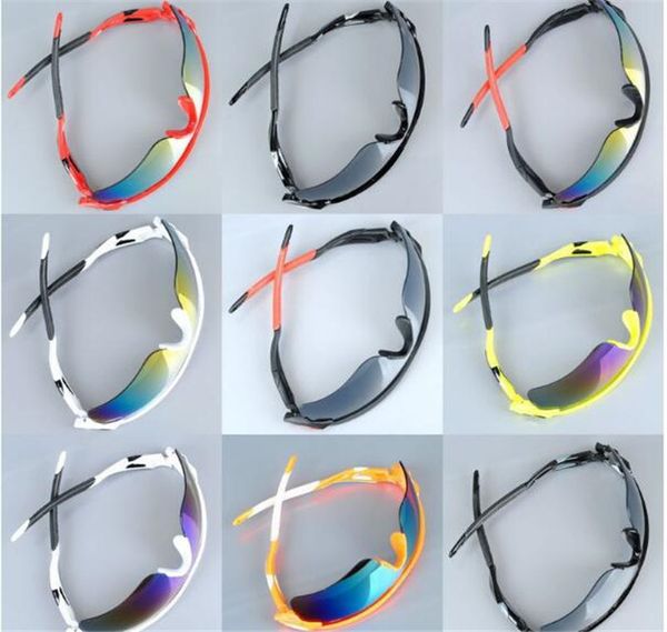 

sun glasses 9 colors sunglasses men bicycle glass cycling sports sunglasses dazzle colour glasses j222, White;black