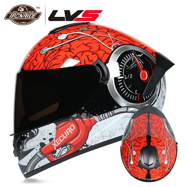 

lvs 2020 full face motorcycle helmet casco moto motocross riding racing helmet off road capacete moto 3 colour lens dot approved