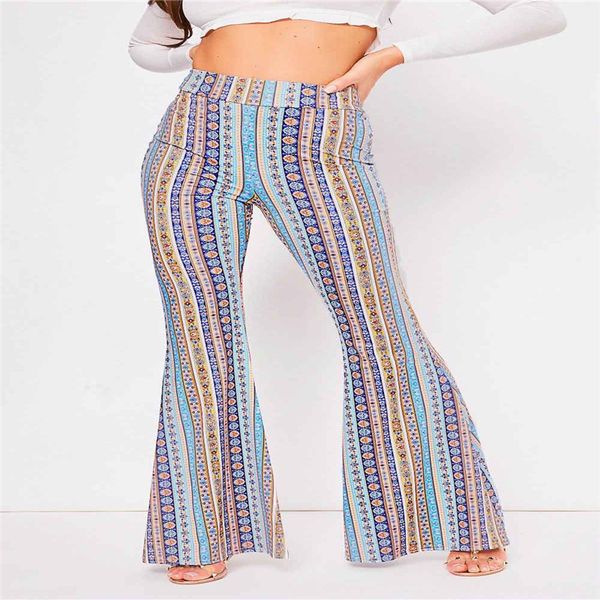 

2020 european and american spring and summer explosion models striped printed pants 790, Black;white