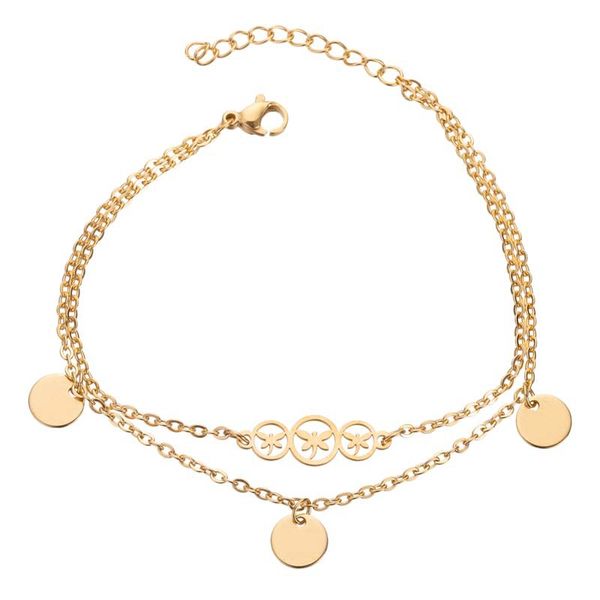 

stainless steel butterfly bracelet dragonfly friendship bracelet gold adjustable bracelets gifts for women jewelry accessories, Golden;silver