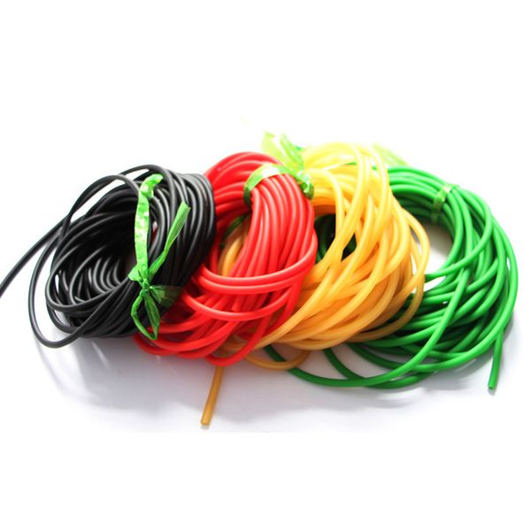 

2*4mm natural latex rubber tube 10 meter tubing band for slingshunting catapult elastic part fitness bungee equipment
