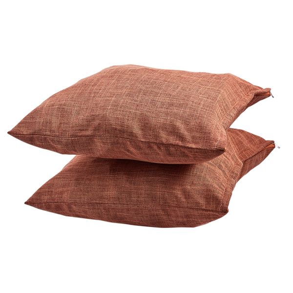 

pack of 2, cotton linen decorative square throw pillow cover cushion covers pillowcase, home decor decorations for sofa couch be pillow case