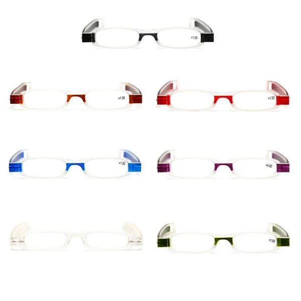 

360 degree rotation folding reading glasses men women foldable presbyopic reading glasses 1.0 1.5 2.0 2.5 3.0 3.5 4.0, White;black