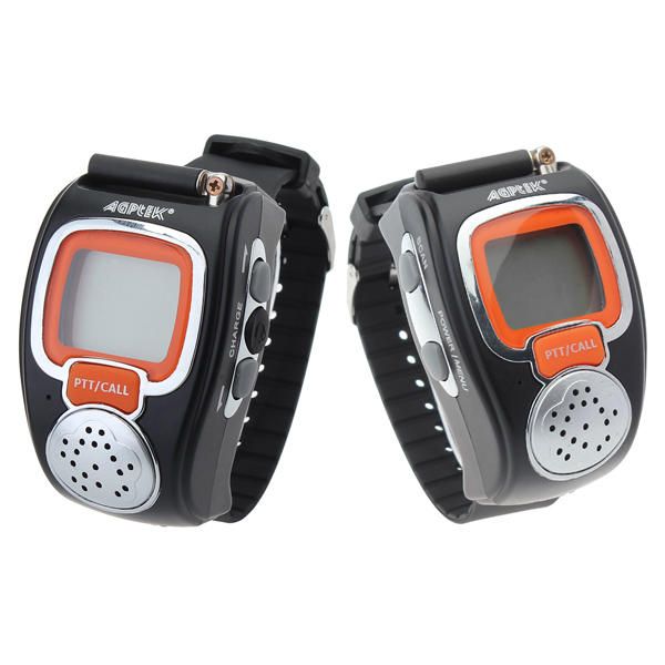 

008 0.5w two way radios sport watch mini walkie talkie pair