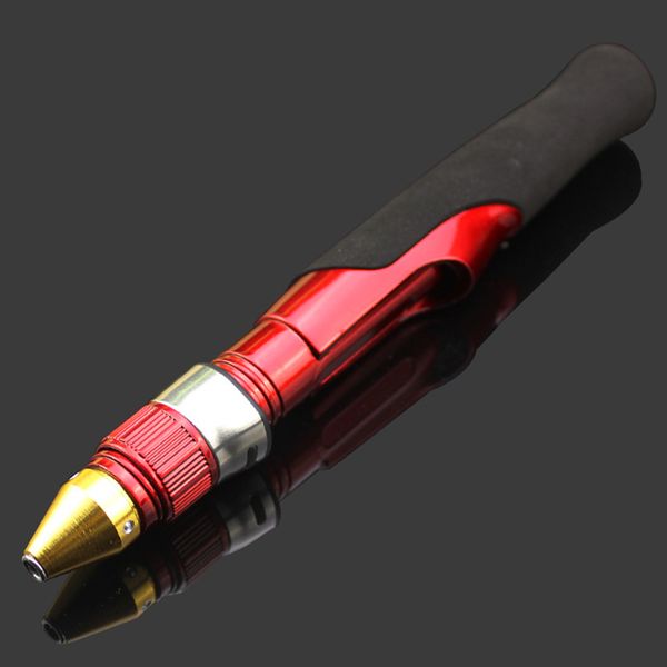 

fashion portable 50cm fishing rod removable 2 section metal joint strong shrimp prawn winter ice fishing fish pole fh99