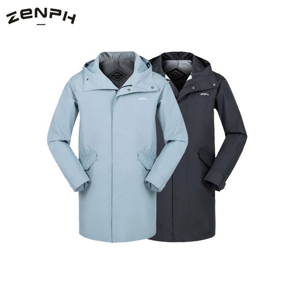 

zenph sports jacket leisure windproof waterproof windbreaker jacket solid hooded coat for men or women, Black;red