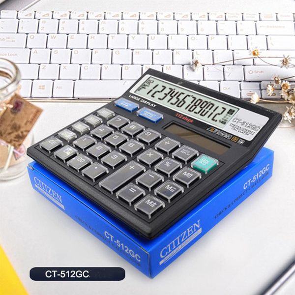 

eastvita ct-512gc 12 digits solar powered basic office calculator with large lcd display general use solar energy r20