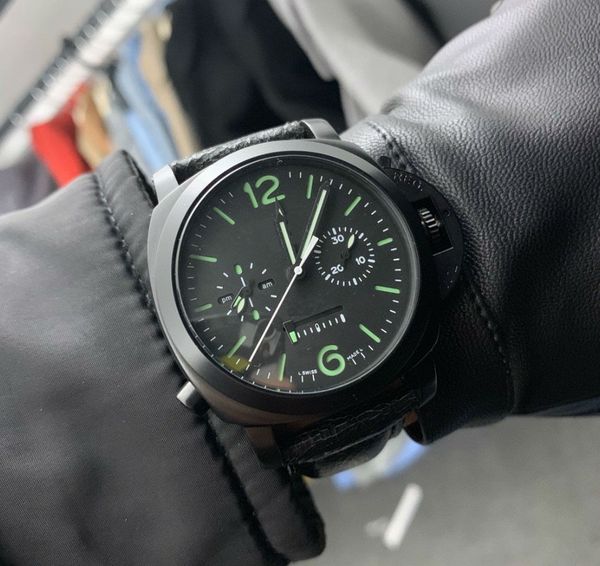 

fashion watch 2020 men watch sport quartz wristwatch black leather strap date watches, Slivery;brown