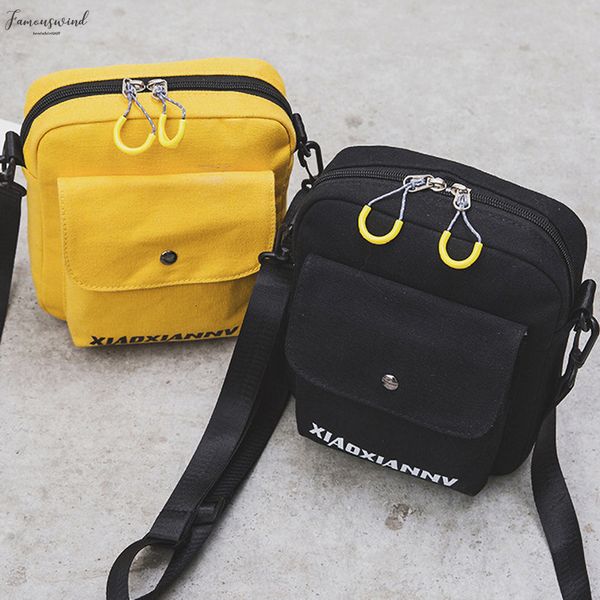 

fashion women pure color casual tote outdoor bag canvas handbag zipper shoulder bag simple crossbody bags