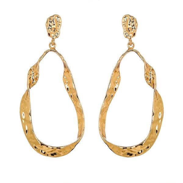 

women earring handmade charm alloy material baroque style for women party birthday new year christmas gift, Golden