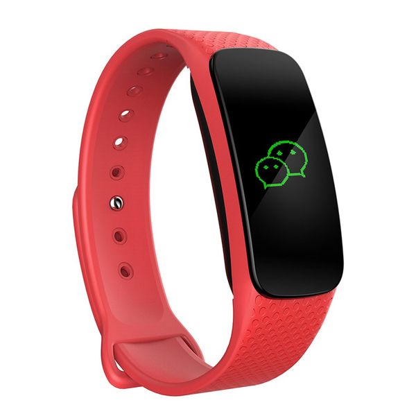 

l6 color screen smartband bluetooth smart bracelet heart rate monitor blood pressure measurement fitness tracker smart watch, Slivery;brown