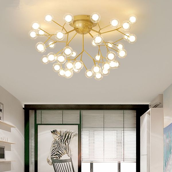 

led ceiling light surface mounted 360 degrees round curve rotation lamp cylinder creative golden glass cree g4 spot light 110-240v