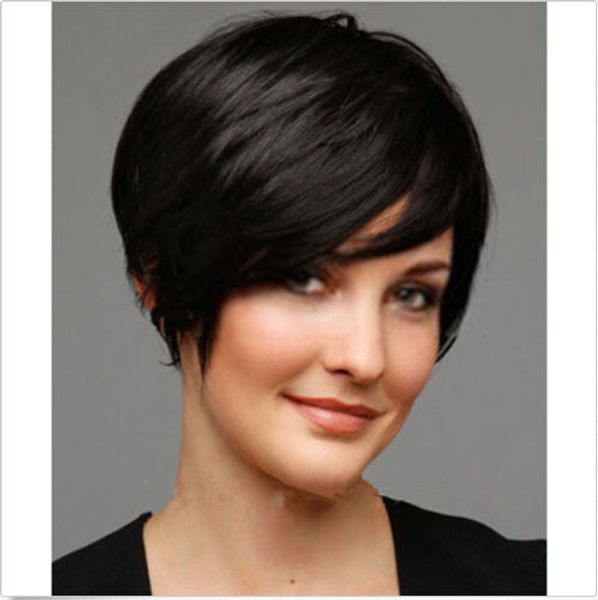 Korean Wigs Women S Ladies Short Black Straight Natural Hair