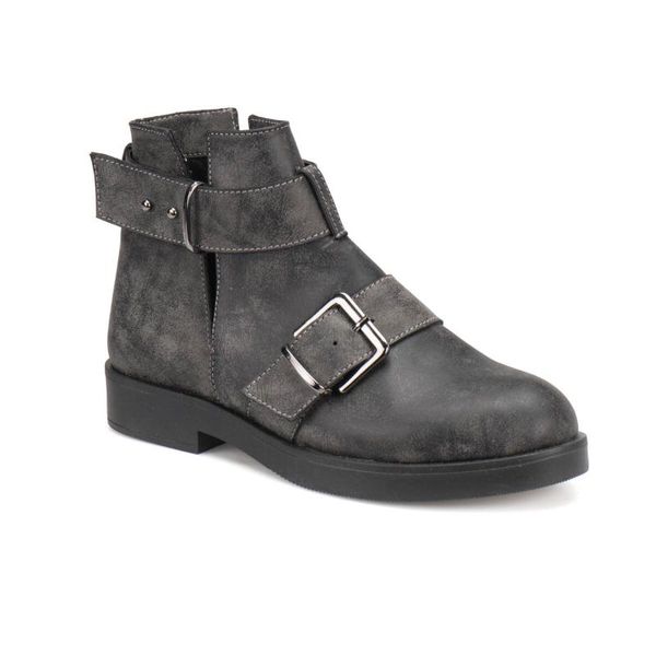 

flo z112 gray women 's boots butigo, Black