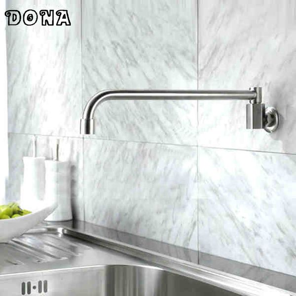 

fashion semi-automatic 360 degree wall mounted faucet,single cold single lever basin faucet tap dona1413