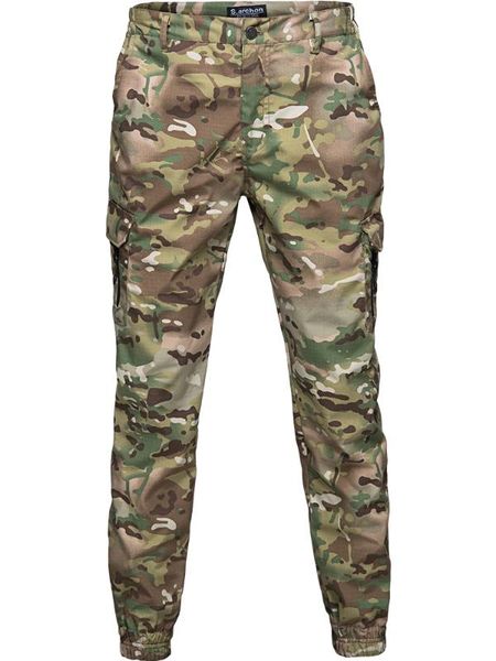 

уличная casual camouflage jogger брюки тактический брюки мужчины штаны, Black
