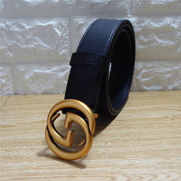 

fashionable belts mens woman stylish belt casual letter smooth buckle width 38mm with gift box, Blue;purple