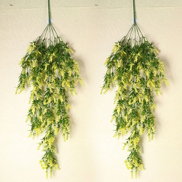 

artificial plants romantic gifts party wall hanging wedding flower vine ivy home decor stamen simulation lavender garland leaves