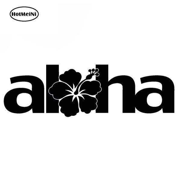 Acheter Gros Autocollant De Voiture Fleur Hawaii Hawaiian Tête De Voiture Drôle Mots De Dessin Animé Corps De La Voiture Vinyle Autocollant Creative