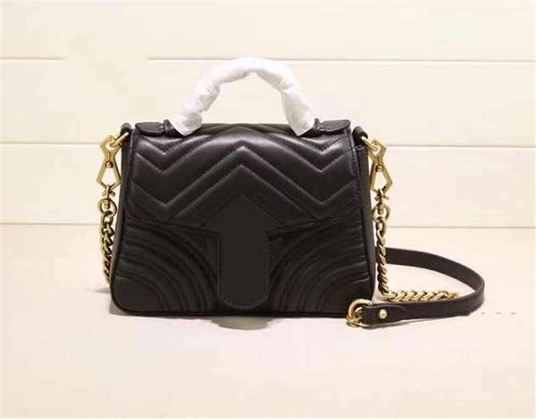 

наплечные сумки 2020 модельер женская сумка marmont quilting bag498110 dtdit 1000 черный crossbody сумки цепи сумки