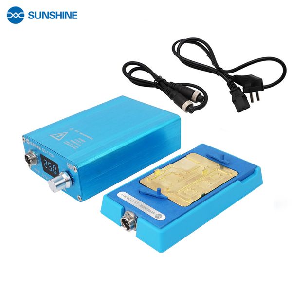 

ss-t12a motherboard cpu desoldering heating station for 11/11 pro max xs frame cpu ic chip disassembly heating repair set