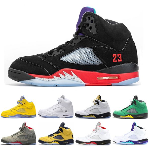 

сток x 2020 мужчина 5 5s баскетбол обувь trophy room space jam laney-маточного свежего принц camo black mens metallic тренер тапок обувь