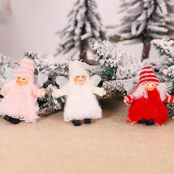 

new christmas plush angel innovative cartoon wings christmas decoration