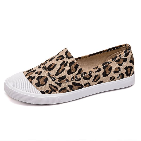 

2020 woman shoe splice color flats fashion new leopard flat shoes for women flat shoes loafer canvas sneakers, Black