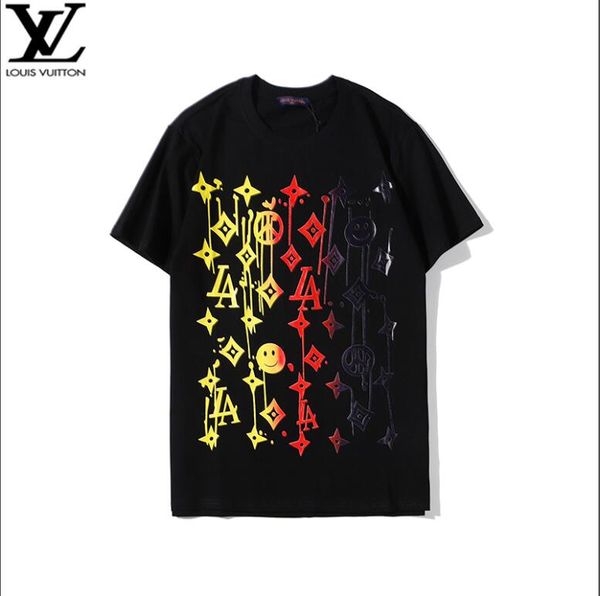 

2020 selling designers t-shirt men's shirt t-shirt fashion summer tide brand letter printing luxury men's shirt clothing----14, White