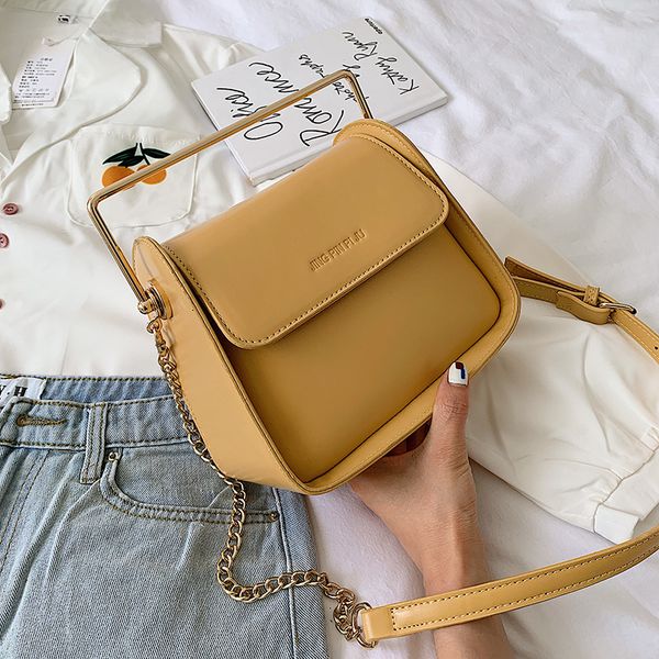 

summer 2019 niche saddle bag metal bar portable slung retro ins joker