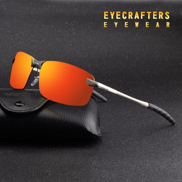 

sunglasses mens sunglasses polarized 3043dm glasses orange mirrored uv400 driving metal sports eyewear rimless wgqev