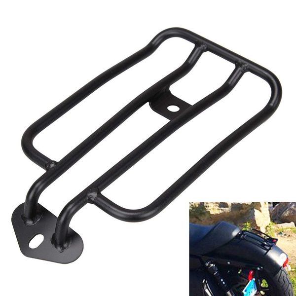 

motorcycle luggage rack backrest rear fender for - sportster xl 883 xl1200 x48