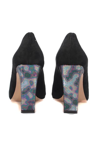 

pearl black women 's classic high-heeled shoes 120130009176