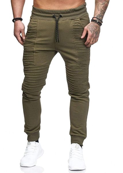 

brand new spring autumn sweatpants mens casual pants elastic waist loose trousers sweat pants mid waist joggers big size 4xl, Black