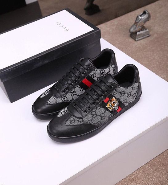 

19fw casual shoes men breathable canvas shoe for mens fashion espadrilles men flats luxury shoes casual trainers men footwear madaok, Black