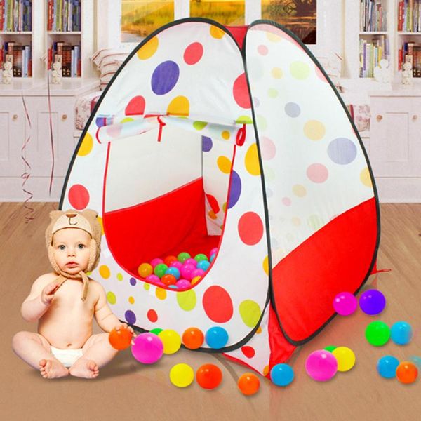 

children's tent ball pool playhouses for kids baby play inflatable pool folded portable kids outdoor game in play tent for kids