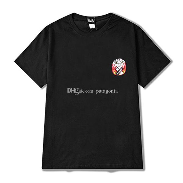 

модные новые мужские дизайнерские футболки высокое качество мужские футболки повседневные мужчины женщины мультфильм печати короткие рукава, White;black