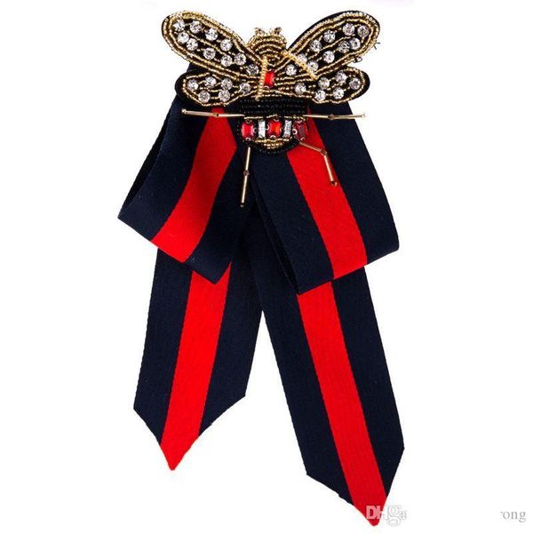 

bee luxury scepter brooches for women brooch pins badges stimulated stone golden green broche jewelry gift, Gray