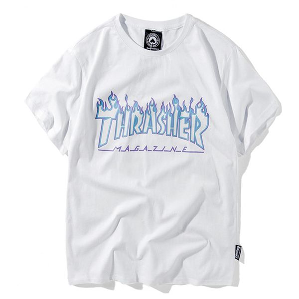

Thrasher Мужские Новые Дизайнерские Футболки Хип-Хоп С Коротким Рукавом Высокого Кач
