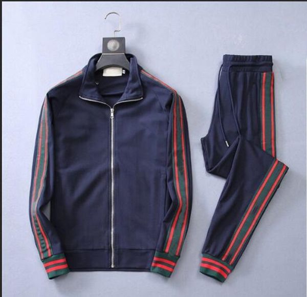 

бренд guccy мужские спортивные костюмы мода роскошные классические вышивка одежда новый горячий продавать одежду хлопок толстый высокое каче, Gray