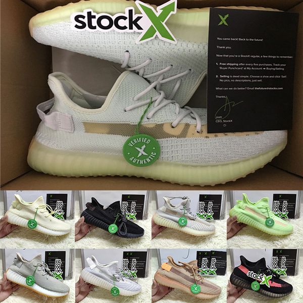 

Фондовая X 2019 Новый Дизайнер Истинной Форме Гиперпространство Глина Статические Светоотражающие Мужские Кроссовки Kanye West Zebra Женщины Кроссовки Спортивные Кроссовки