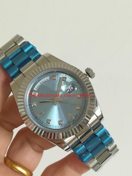 

wristwatches new arrival 41mm 228238 asia 2813 movement automatic mens men's watch watches, Slivery;brown