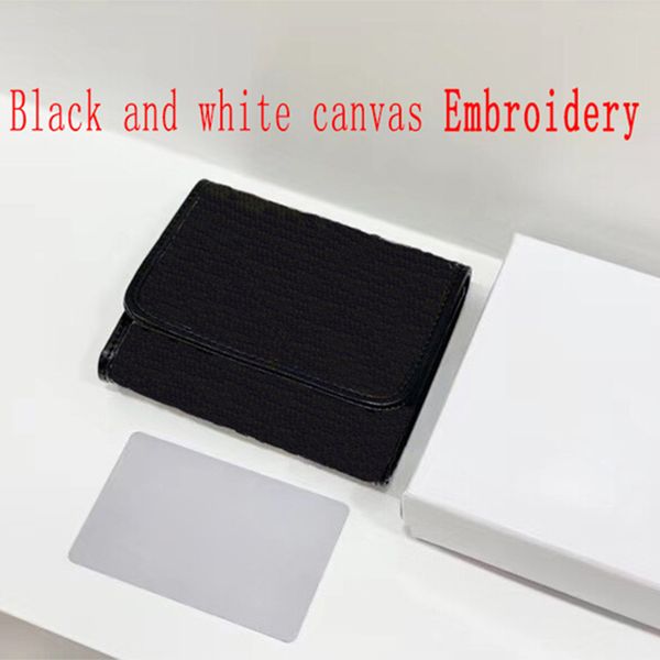 

canvas embroidery wallet purse handbags clutch bags fashion bag wallet bag with box